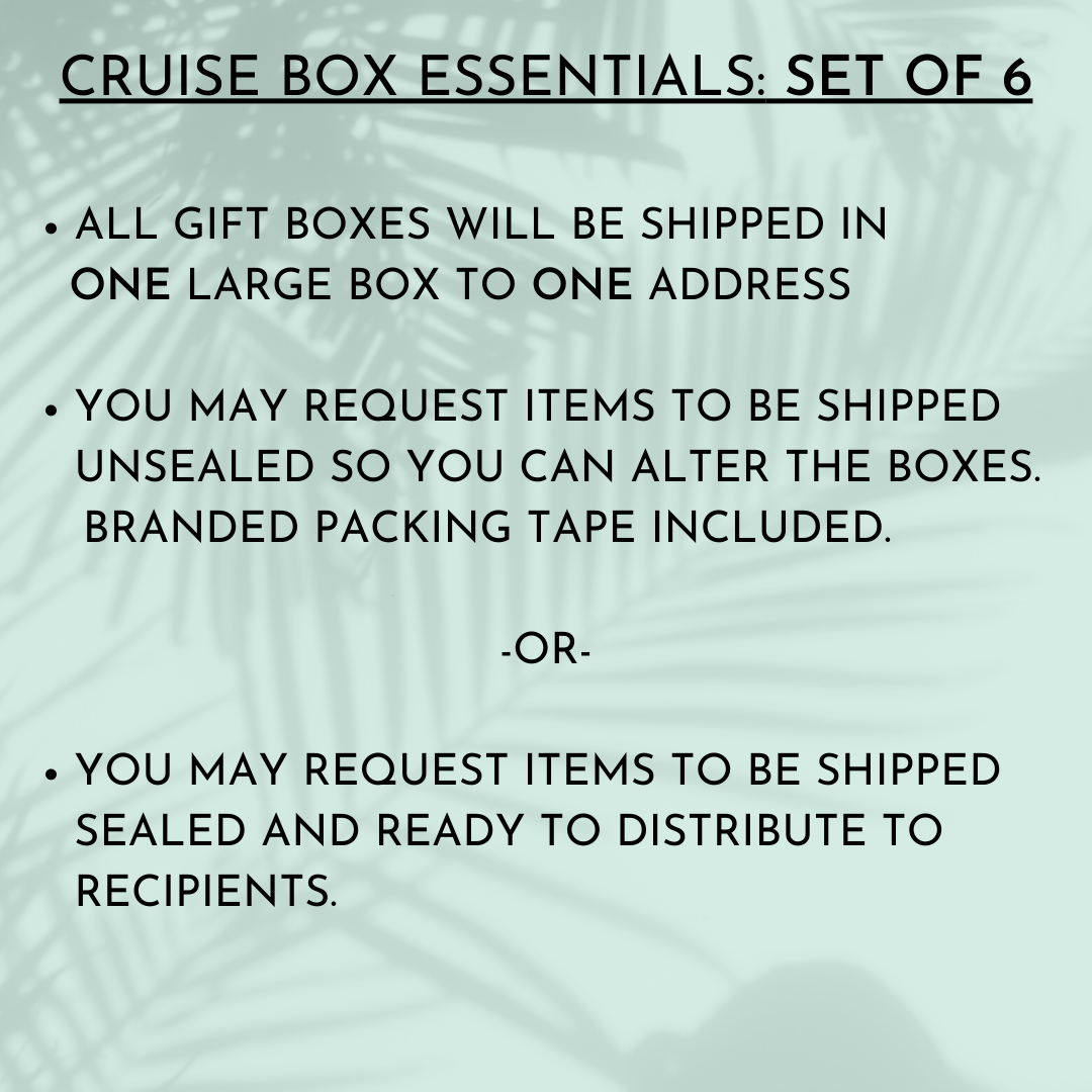 Set of 6 Cruise Essentials